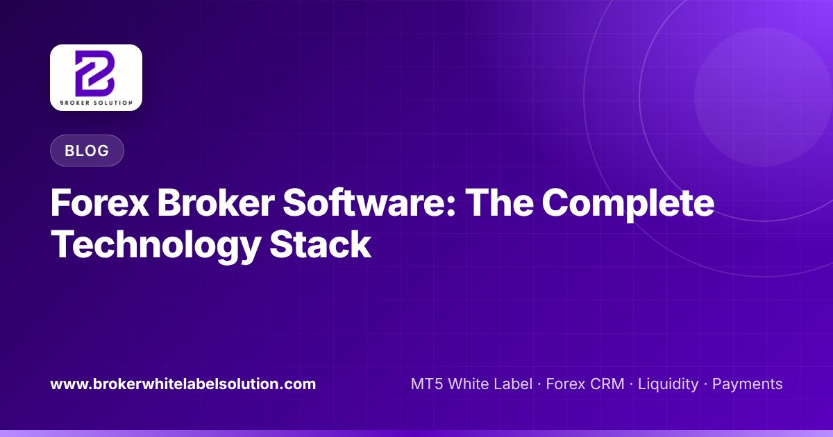 Forex Broker Software: The Complete Technology Stack